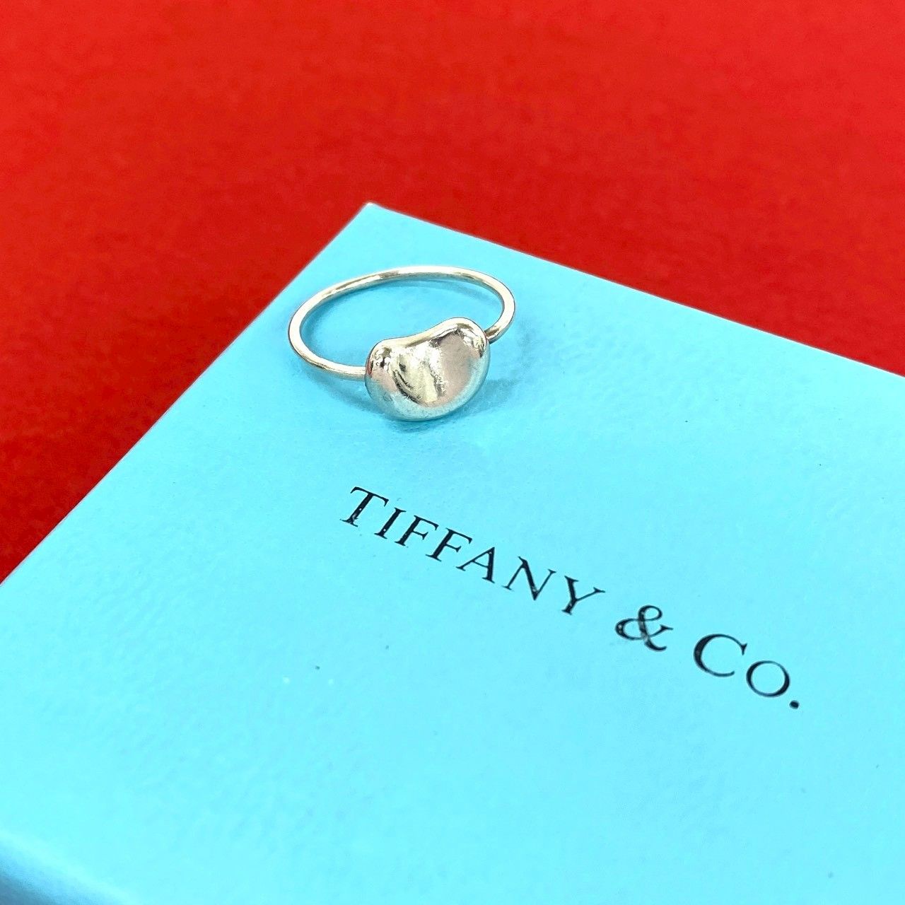極 美品 TIFFANY&Co. ティファニー ヴィンテージ ビーン リング