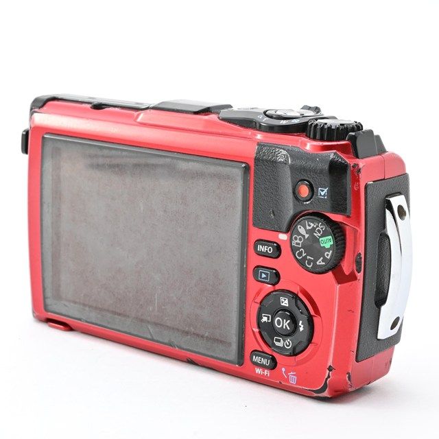 並品＞ OLYMPUS Tough TG-5 レッド｜防水タフコンパクトデジタルカメラ