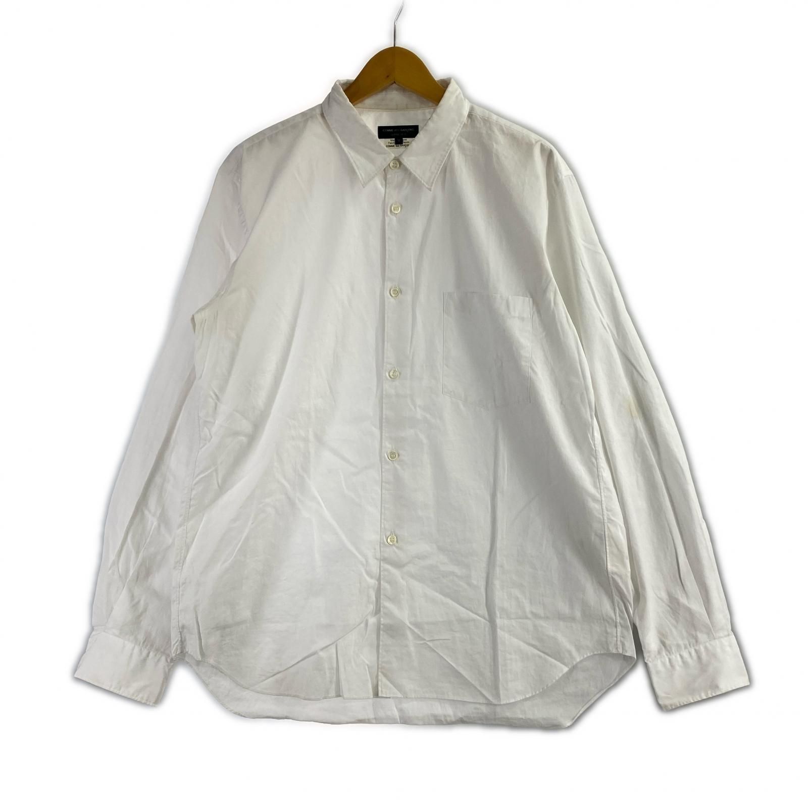 19AW COMME des GARCONS HOMME PLUS M 長袖シャツ ホワイト - メルカリ