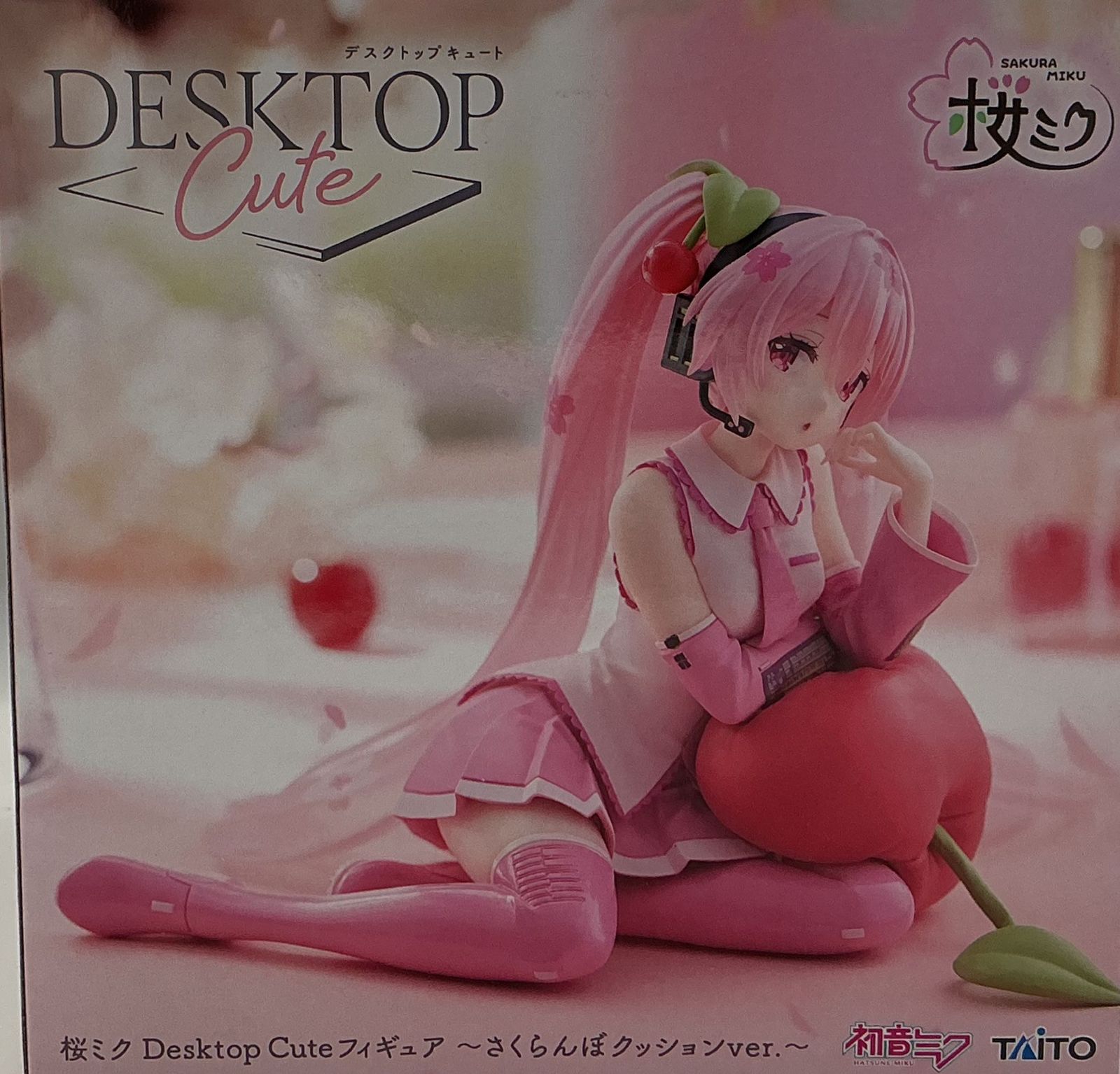 桜ミク Desktop Cute フィギュア ～さくらんぼクッションver.～【未