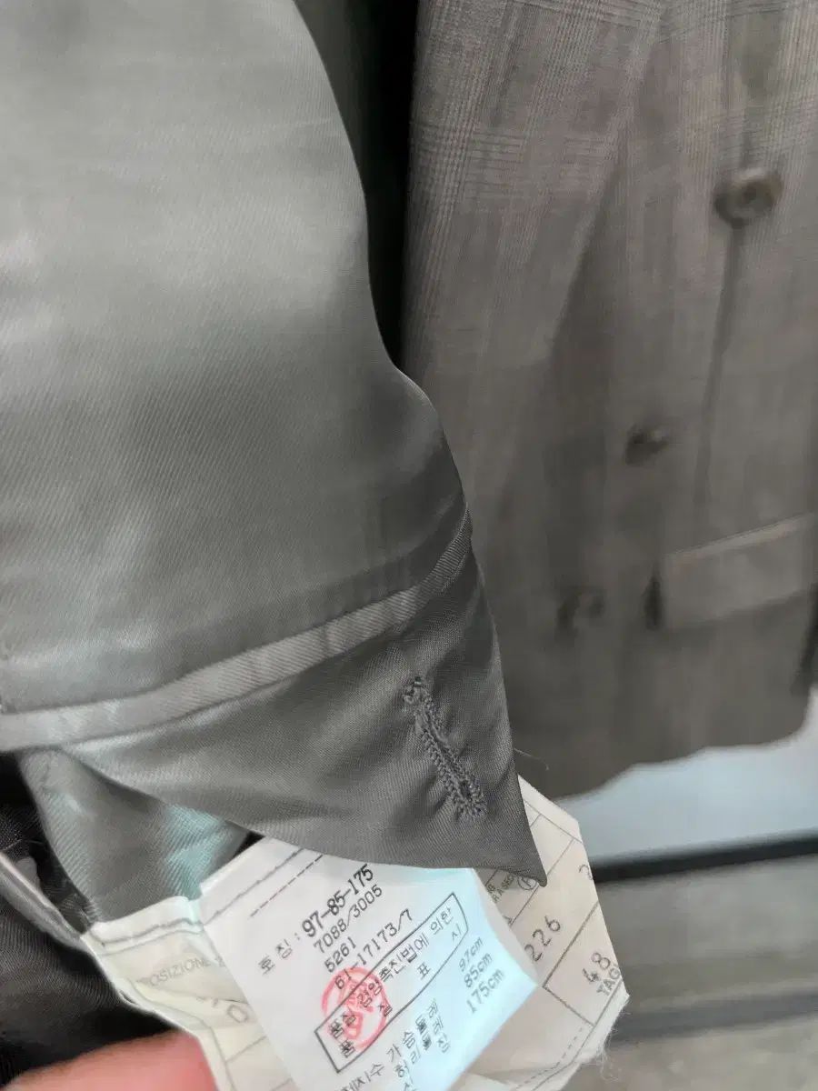 105) CORNELIANI コルネリアーニ グレー ダブルジャケット - メルカリ
