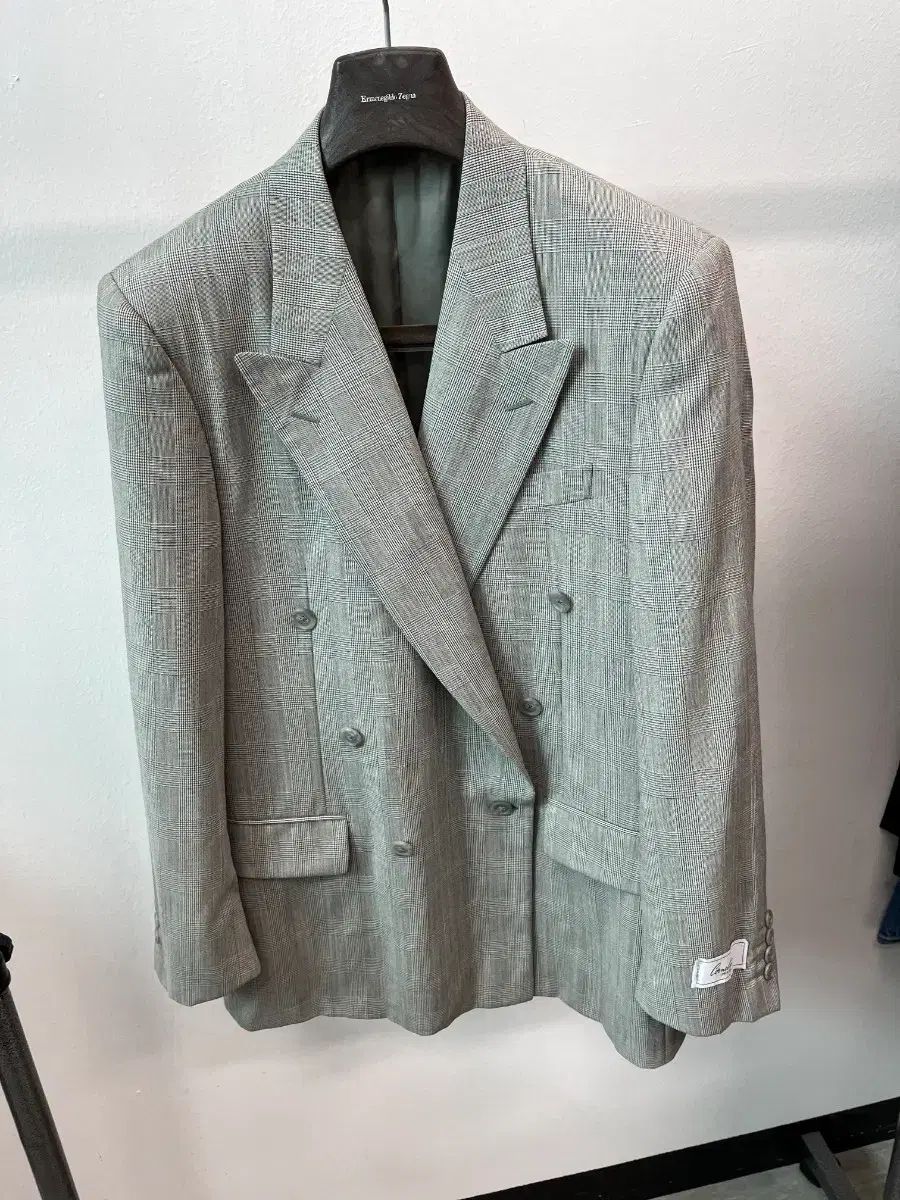 105) CORNELIANI コルネリアーニ グレー ダブルジャケット - メルカリ