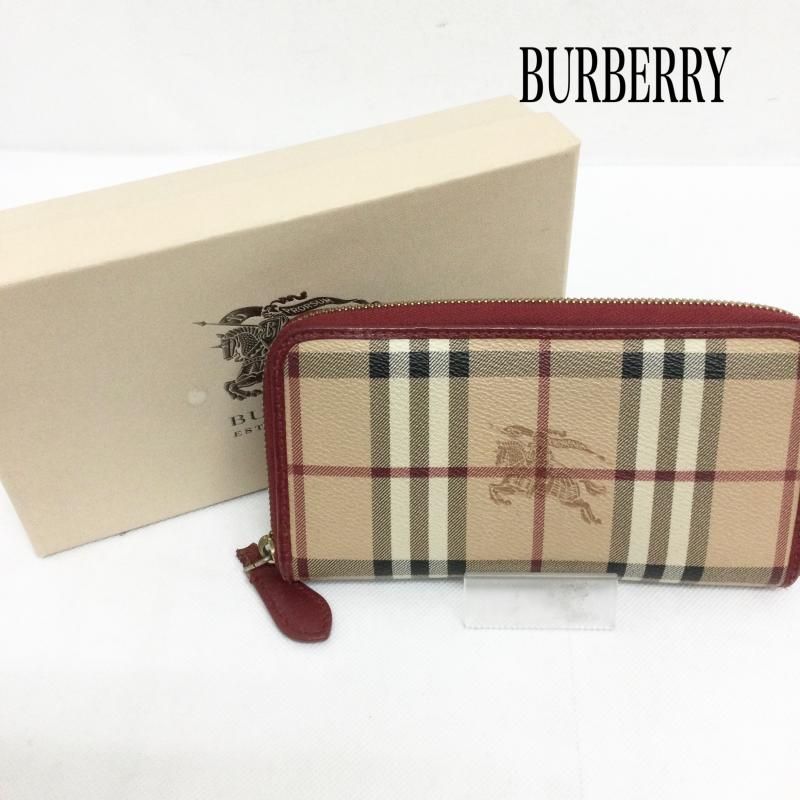 未使用⭐️Burberry バーバリー　長財布 ノバチェック シャドーホース バーバリー BURBERRY バーバリー 長財布 ノバチェック ラウンド