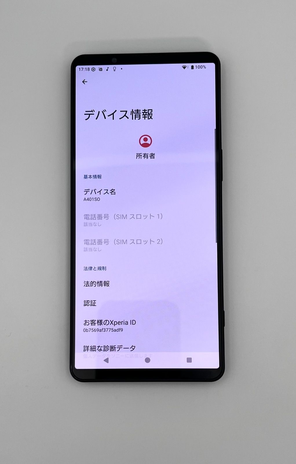 Sony Xperia 1 VI 256GB SIMフリー A401SO - メルカリ