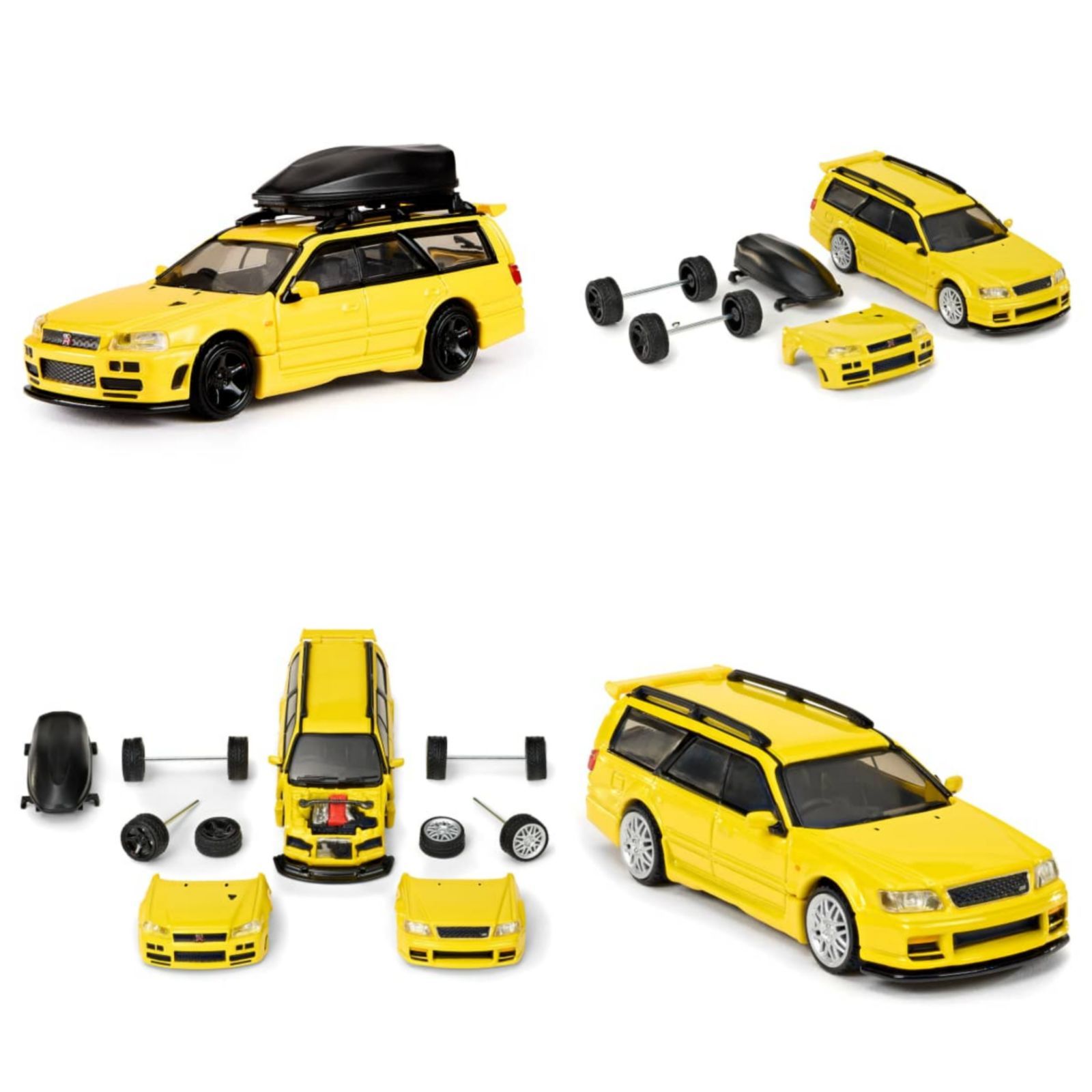 予約/確約】ホットウィール Elite 64 日産 ステージア R34顔 モッド