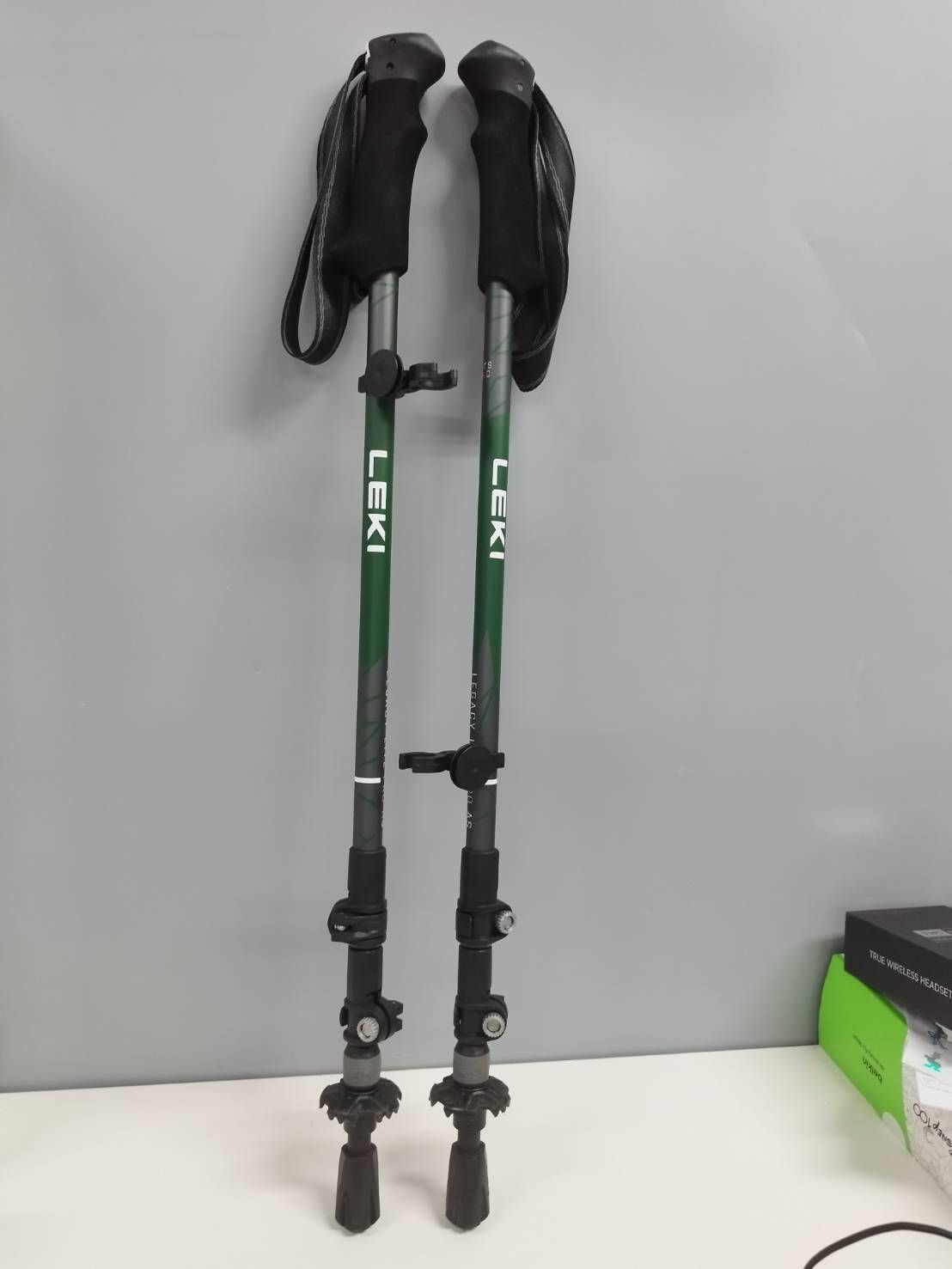 【未使用に近い】LEKI レキ レガシーライト PRO AS トレッキングポール/125cm