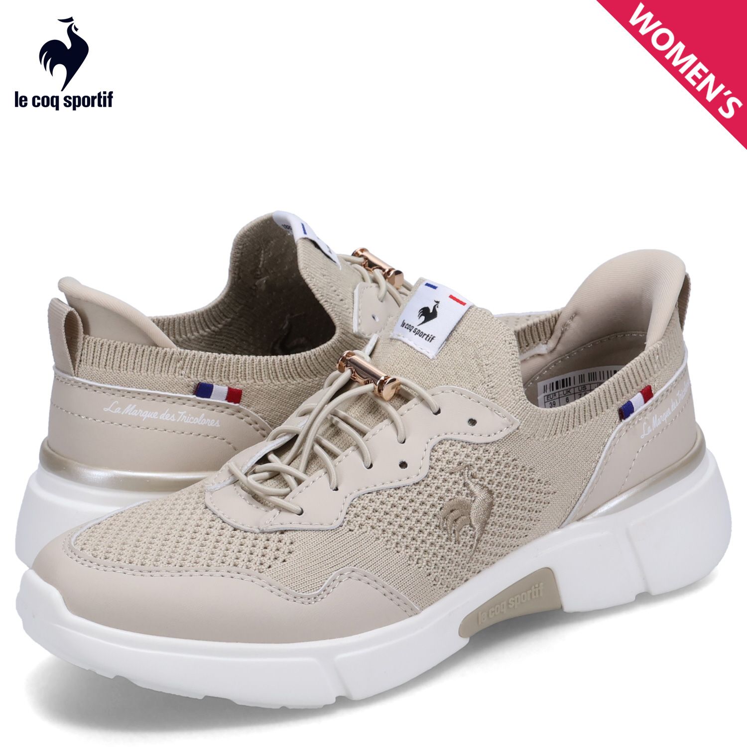 ルコック スポルティフ le coq sportif スニーカー LCS ロワール レディース 軽量 撥水 LCS LOIR QL3XJC01BG 6,622円