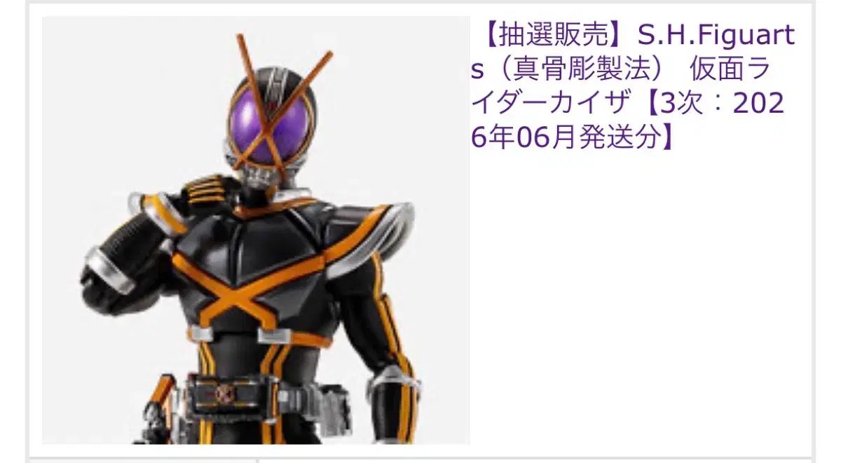 未開封】S.H.Figuarts 仮面ライダー カイザ 未開封 真骨彫 仮面