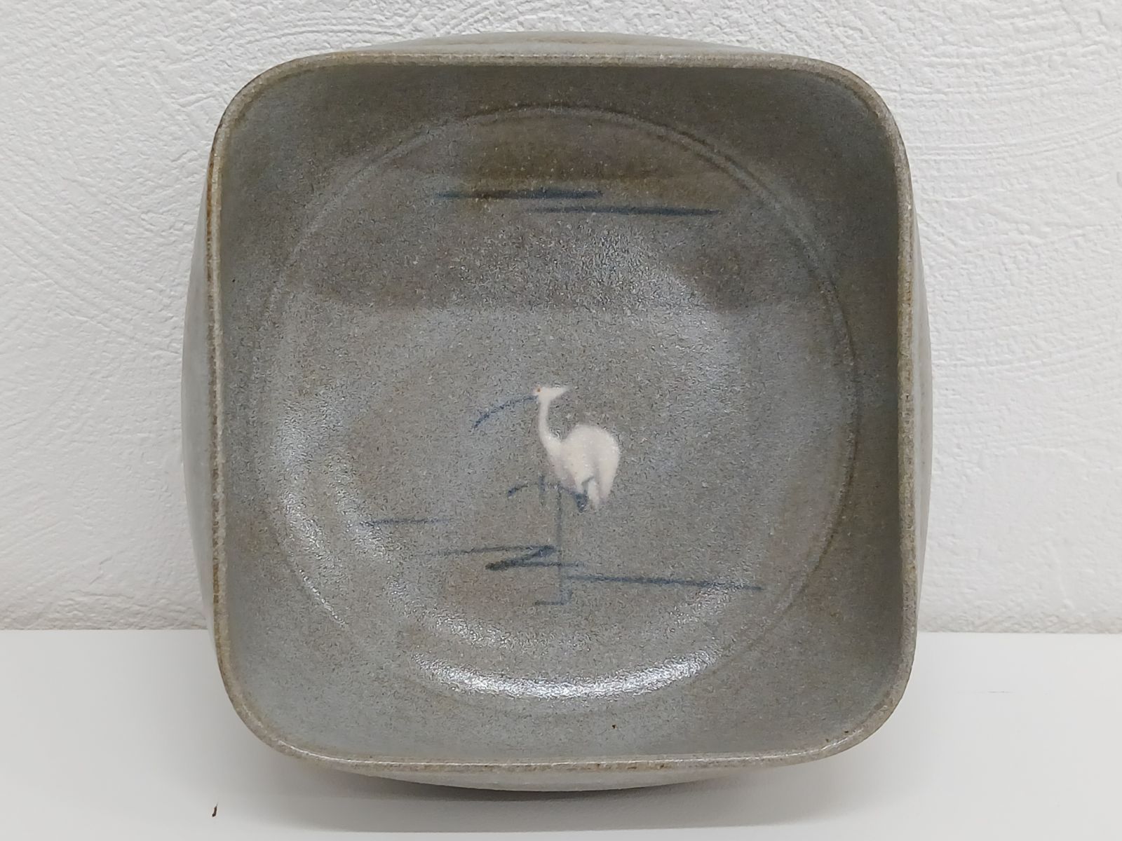 未使用・箱付】たち吉 さぎ絵 四方小鉢 5客セット 品番203-058【A