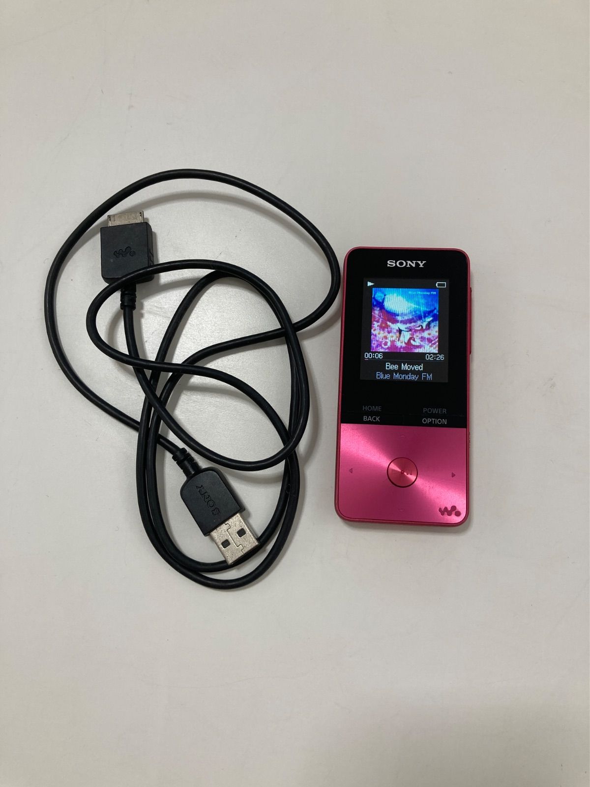 260642 SONY ウォークマン NW-S315 16GB ビビットピンク 充電ケーブル
