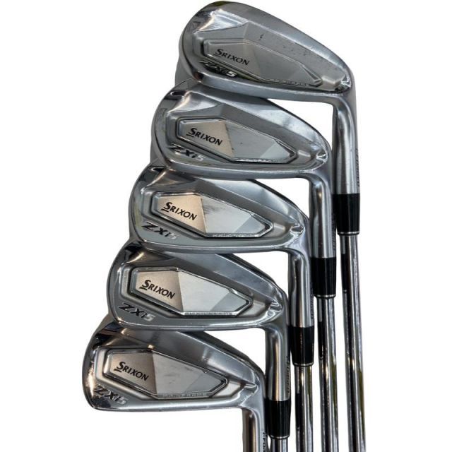 【中古】 ダンロップ SRIXON ZXi5 6S アイアンセット IR 純正特注シャフト (フレックスS) メンズ 男性用 右利き 右用 Cランク ゴルフクラブ 63,870円
