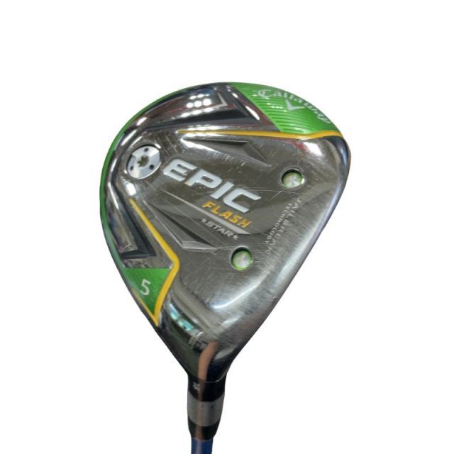【中古】 キャロウェイ EPIC FLASH STAR 5W フェアウェイウッド FW 純正特注シャフト (フレックスS) メンズ 男性用 右利き 右用 Cランク ゴルフクラブ