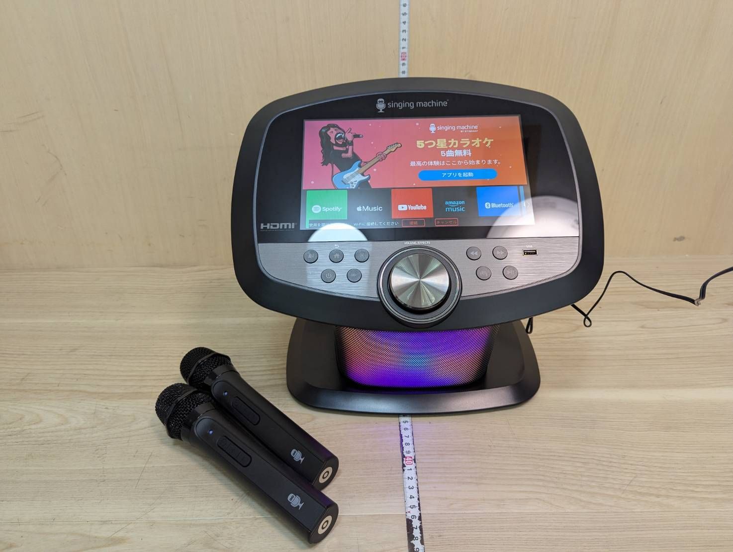 コストコ展示品 Singing Machine Wi-Fi カラオケマシーン みんなで、1