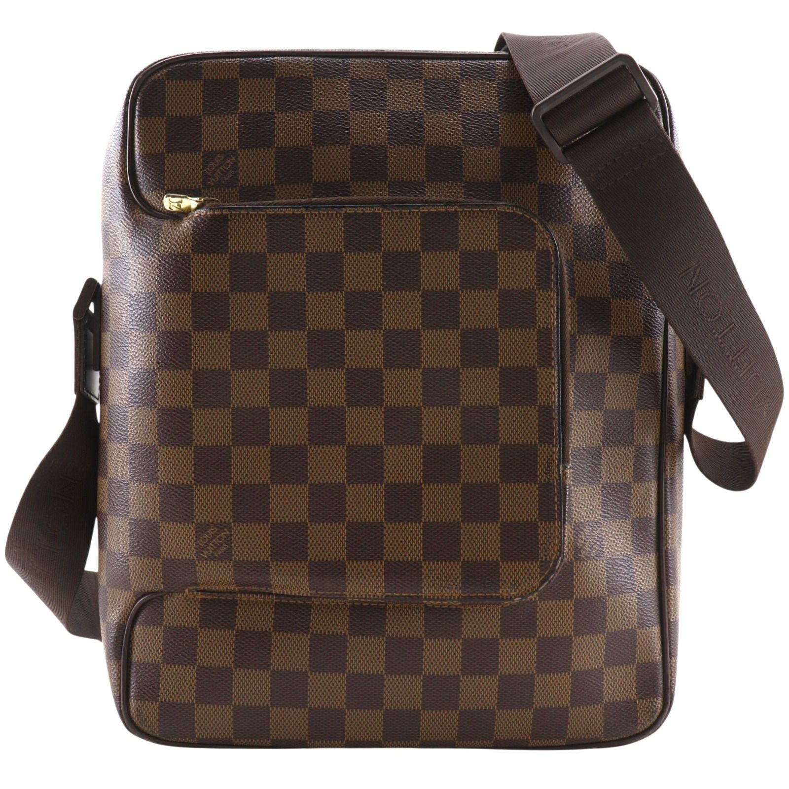 【LOUIS VUITTON】ルイ・ヴィトン オラフMM N41441 ダミエキャンバス 茶 CA1014 ユニセックス ショルダーバッグ