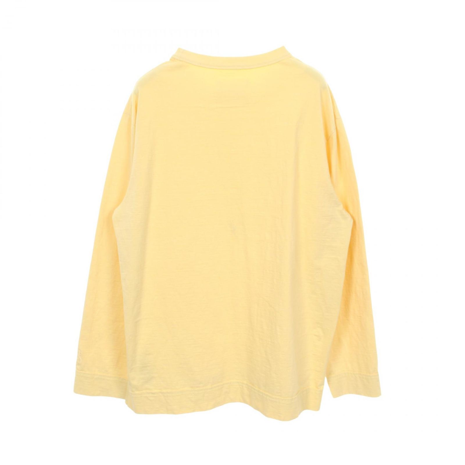 ジルサンダー JIL SANDER 長袖Tシャツ サイドスリット ロゴ刺繍