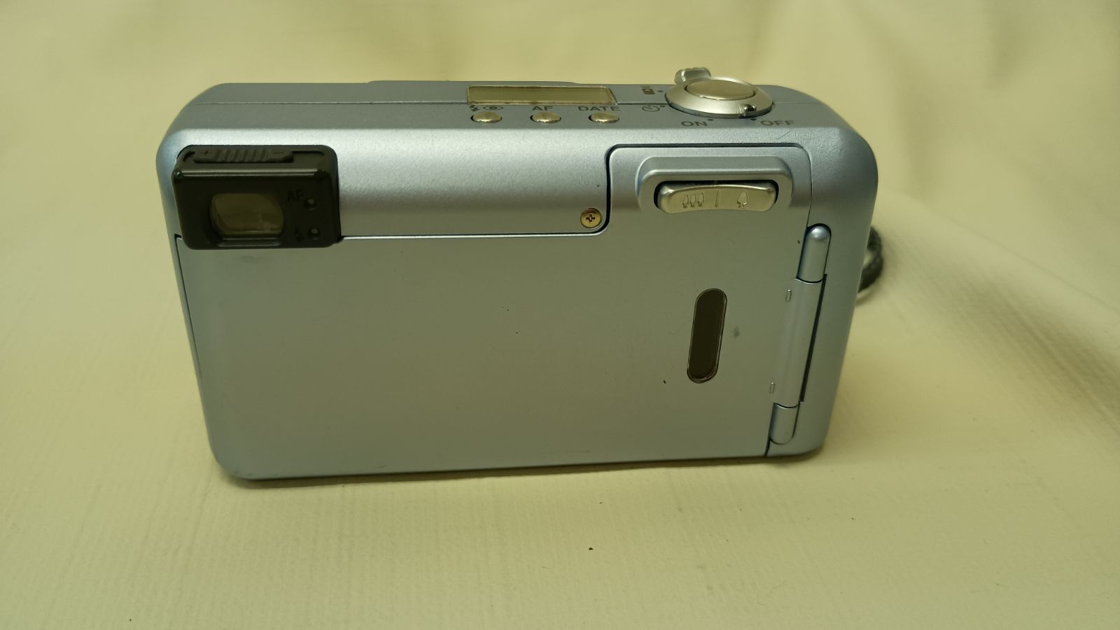 ジャンク扱 PENTAX ESPIO 120SWII フィルムカメラ ブルー ケース付