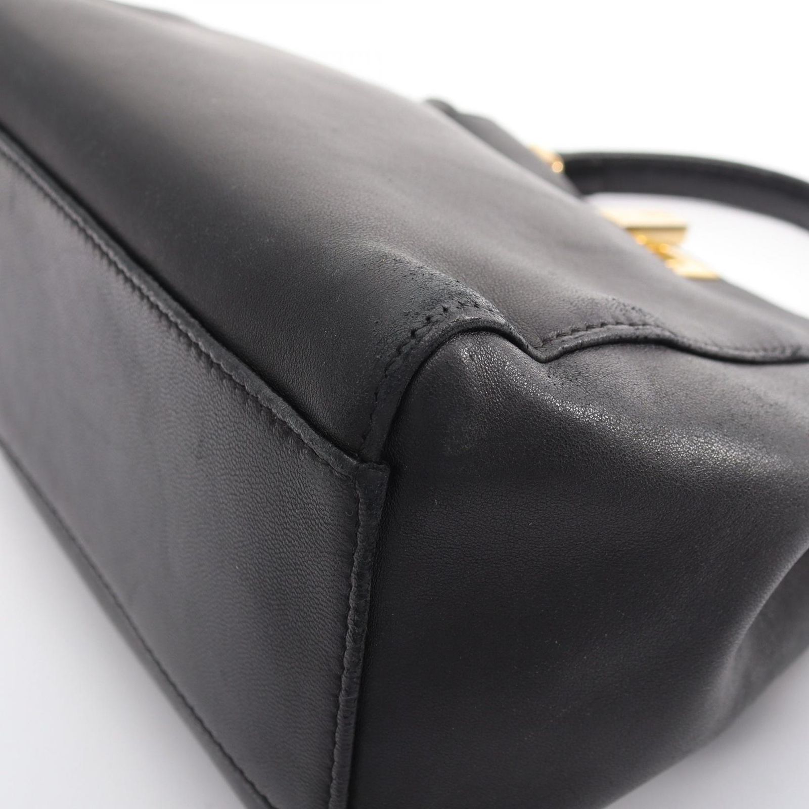 フェンディ FENDI ハンドバッグ ミニピーカブー 2WAY 8BN244 ブラック 