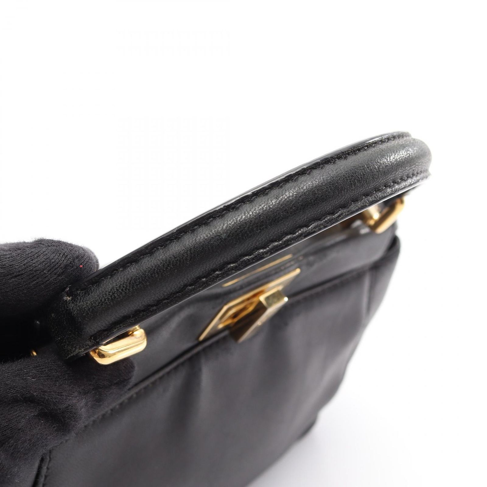 フェンディ FENDI ハンドバッグ ミニピーカブー 2WAY 8BN244 ブラック 