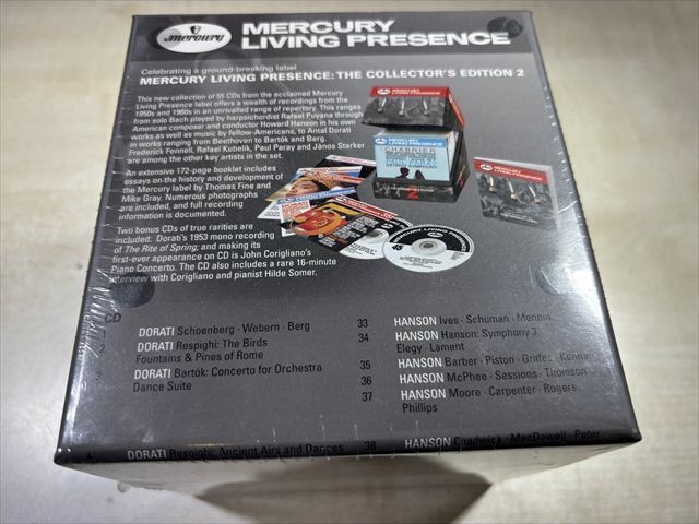 未開封 CDMERCURY LIVING PRESENCE THE COLLECTOR'S EDITION2 CD55枚