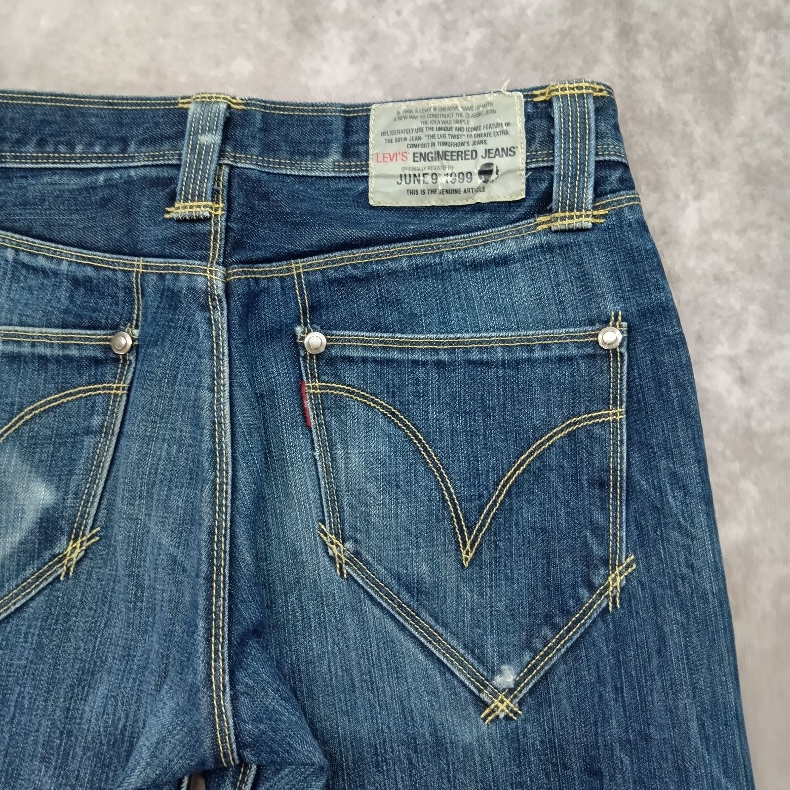 LEVI'S ENGINEERED JEANS 00s 29インチ デニムパンツ コットン100