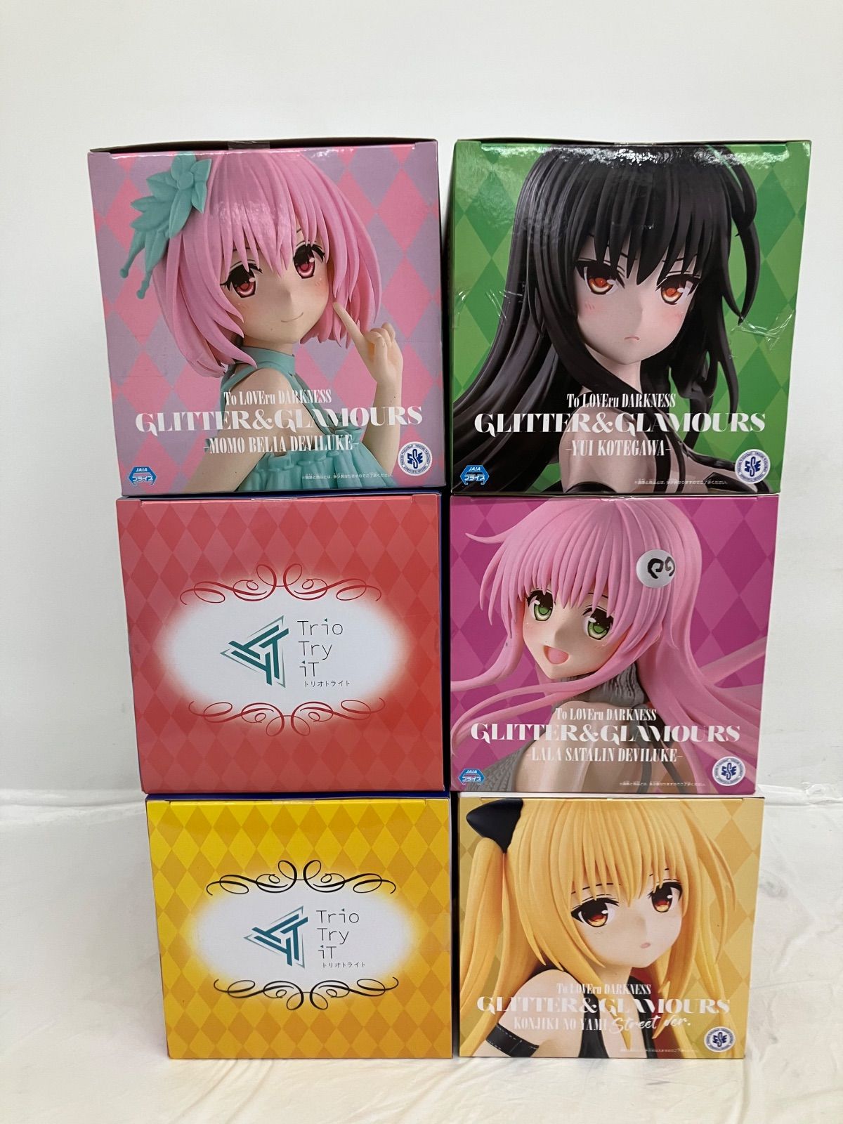 To LOVEる-ダークネス フィギュア 11点セット まとめ売り 美少女 未開封 ToLOVEる ダークネス フィギュア 各種6個セット LF7070 f107