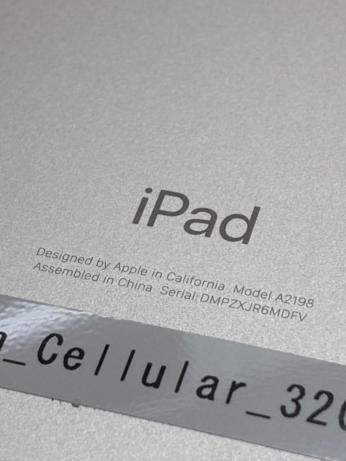 Apple iPad 第7世代 Cellular 32GB シルバー A2198 ジャンク リンゴ