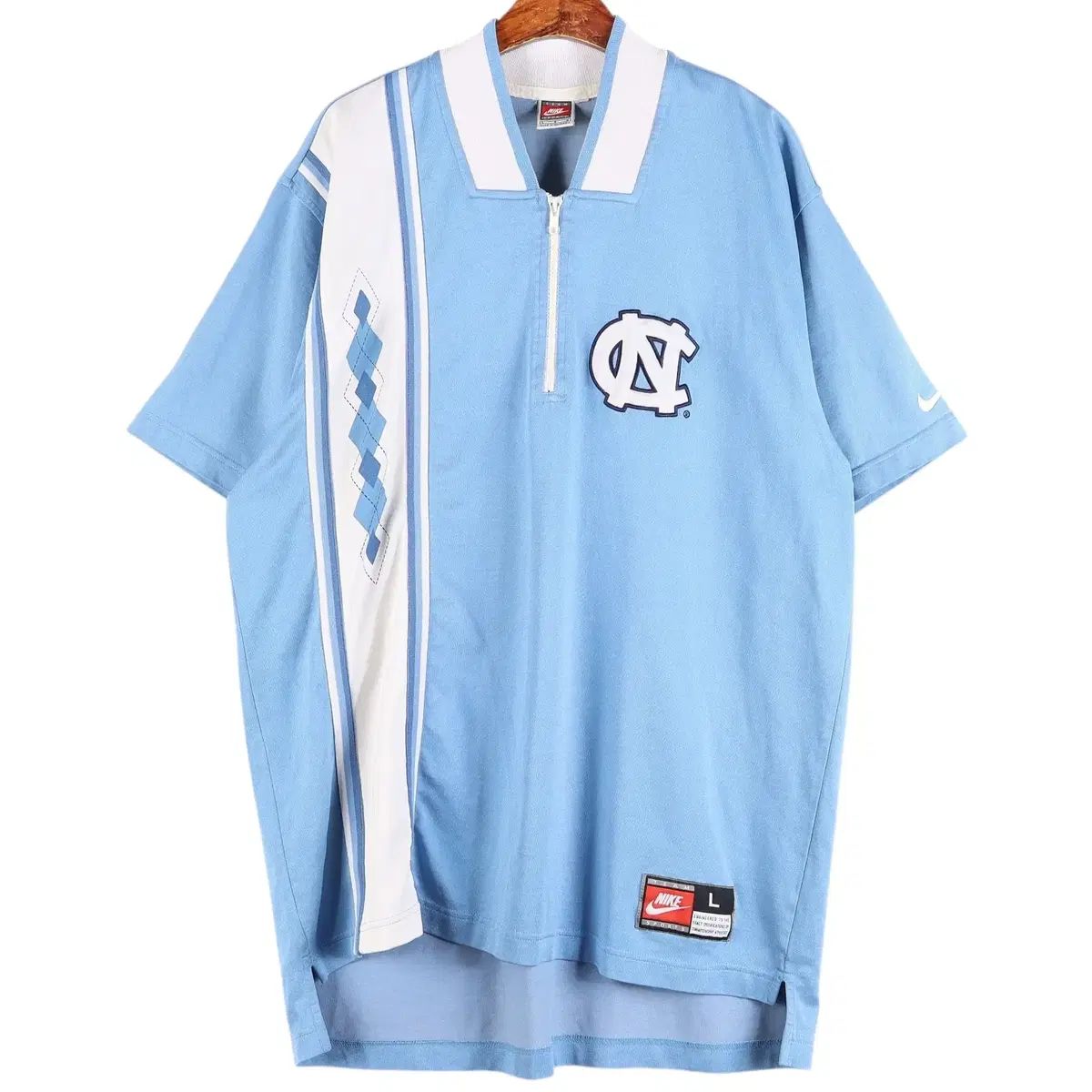 ナイキ 90S UNC ノースカロライナ 半袖 ジャージ L /k5466