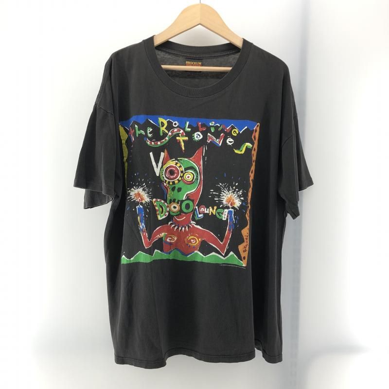 レア★TMN '94 FINAL CONCERT Tシャツ BROCKUM 中古】BROCKUM USA製 The Rolling Stones 1994 ツアーT ブラック size