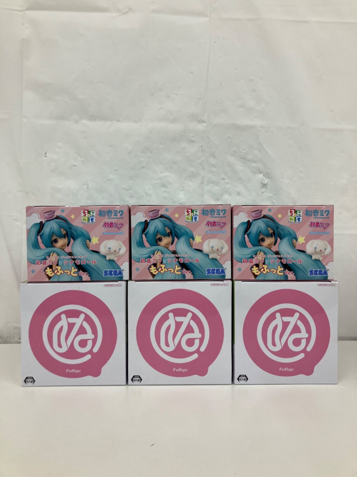 未開封 初音ミク フィギュア ちょこのせ 桜ミク ぬースト 2種 6個