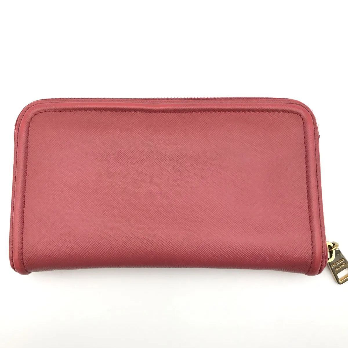 PRADA プラダ 長財布 ラウンドファスナー レザー ピンク系 2401 - メルカリ