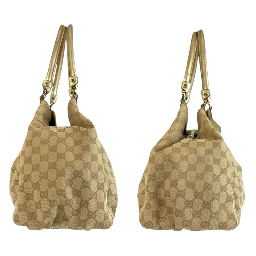 GUCCI グッチ アビー ベージュ ゴールド金具 GGキャンバス 189835
