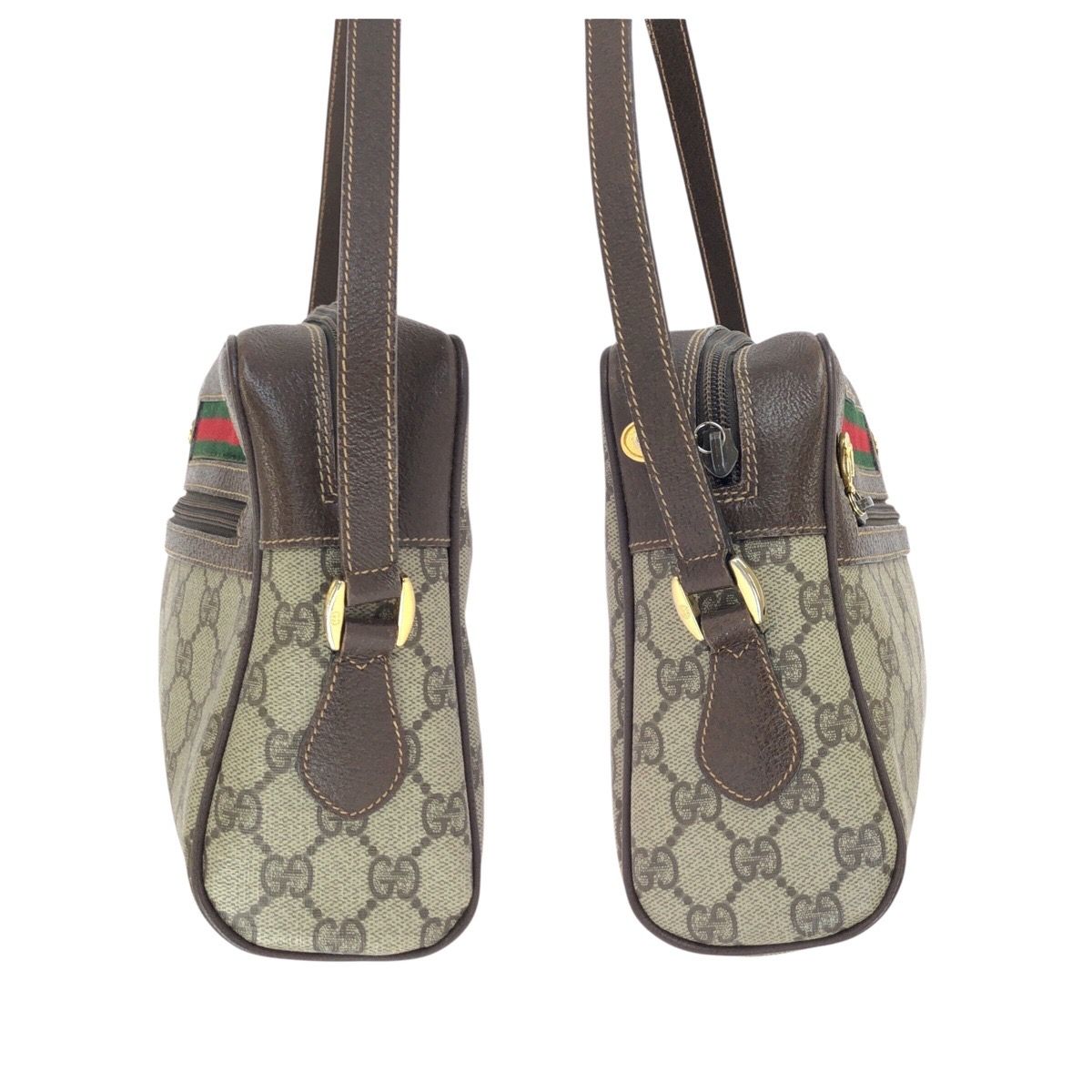 美品 GUCCI グッチ ヴィンテージ オールドグッチ シェリーライン