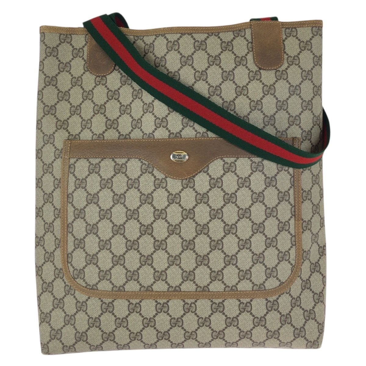 美品 GUCCI グッチ ヴィンテージ オールドグッチ シェリーライン