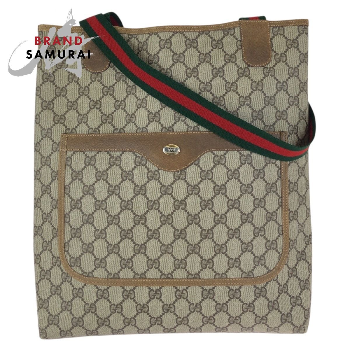 美品 GUCCI グッチ ヴィンテージ オールドグッチ シェリーライン