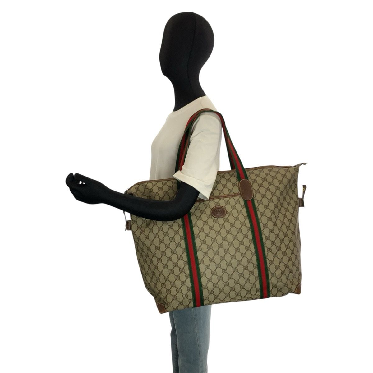 GUCCI グッチ シェリーライン ベージュ ブラウン GGスプリーム