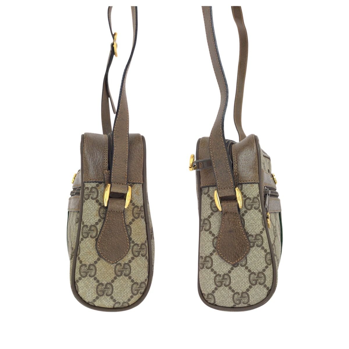 GUCCI グッチ ヴィンテージ オールドグッチ シェリーライン ベージュ