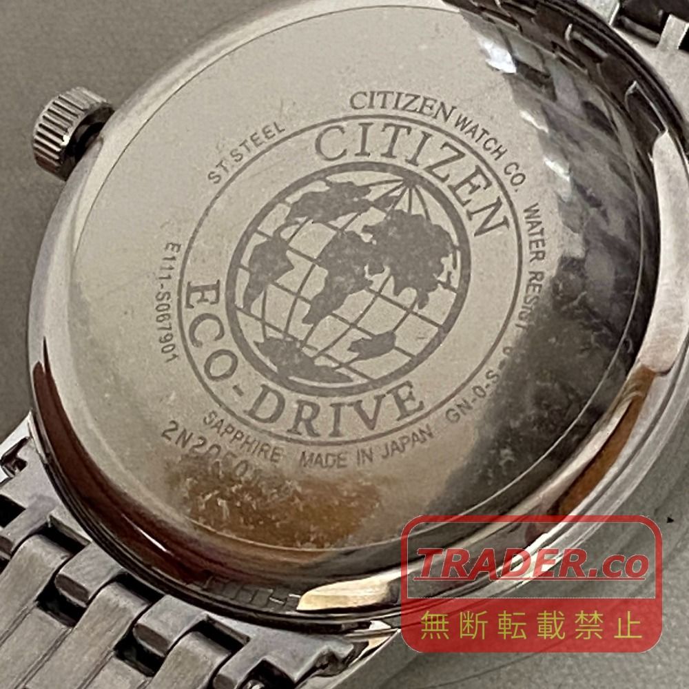03w27609【箱付き/美品】 CITIZEN ECO-DRIVE シチズン エコドライブ