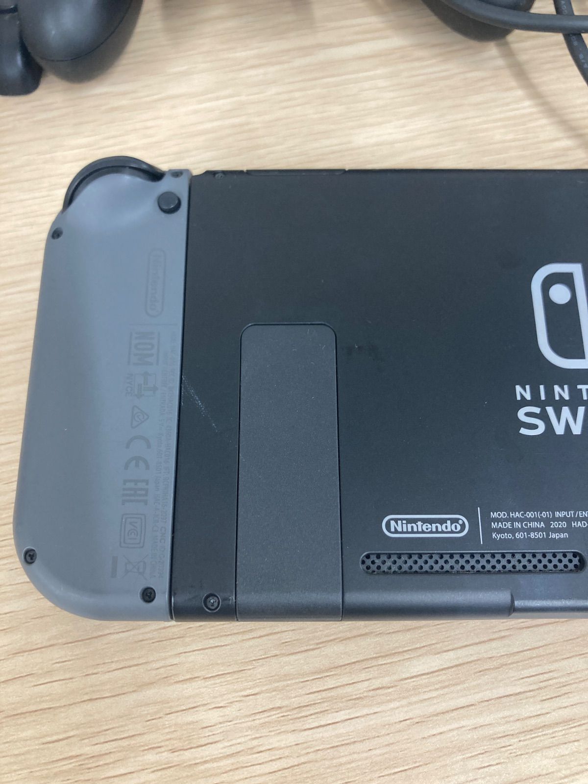 通電動確認済み】Nintendo Switch スイッチ 本体 グレー 充電器 ドッグ