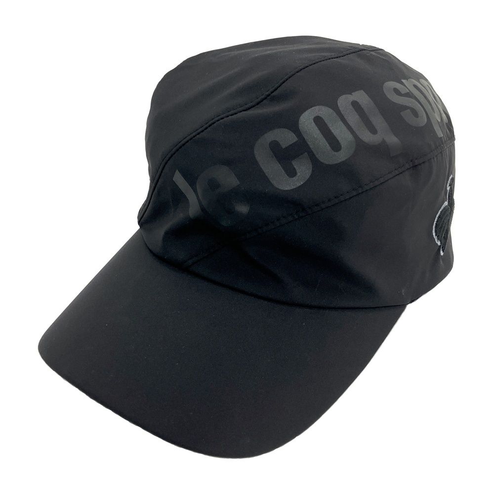 LE COQ GOLF ルコックゴルフ キャップ ブラック系 F(57-59cm