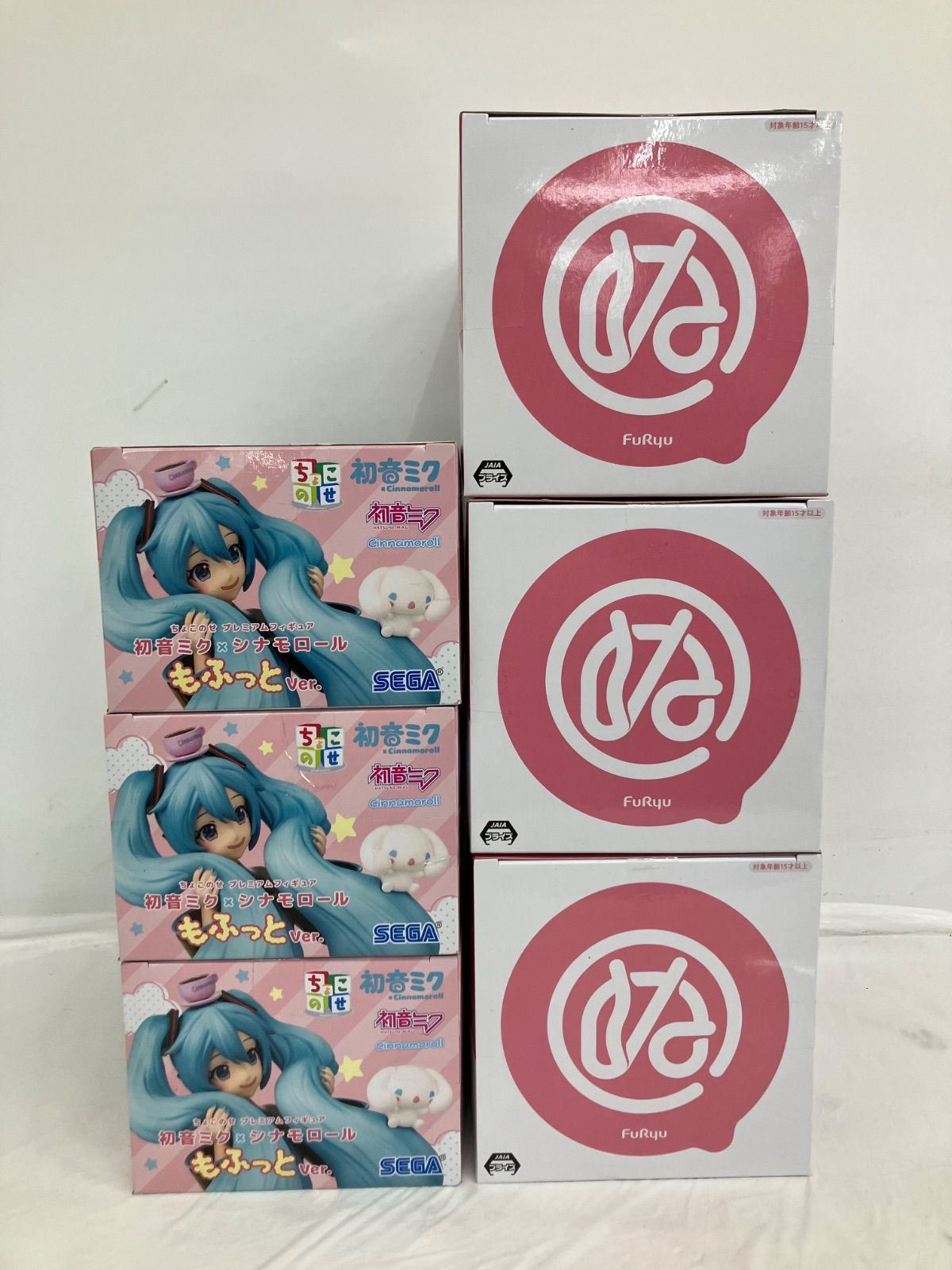 未開封 初音ミク 桜ミク シナモロール フィギュア 2種6個セット