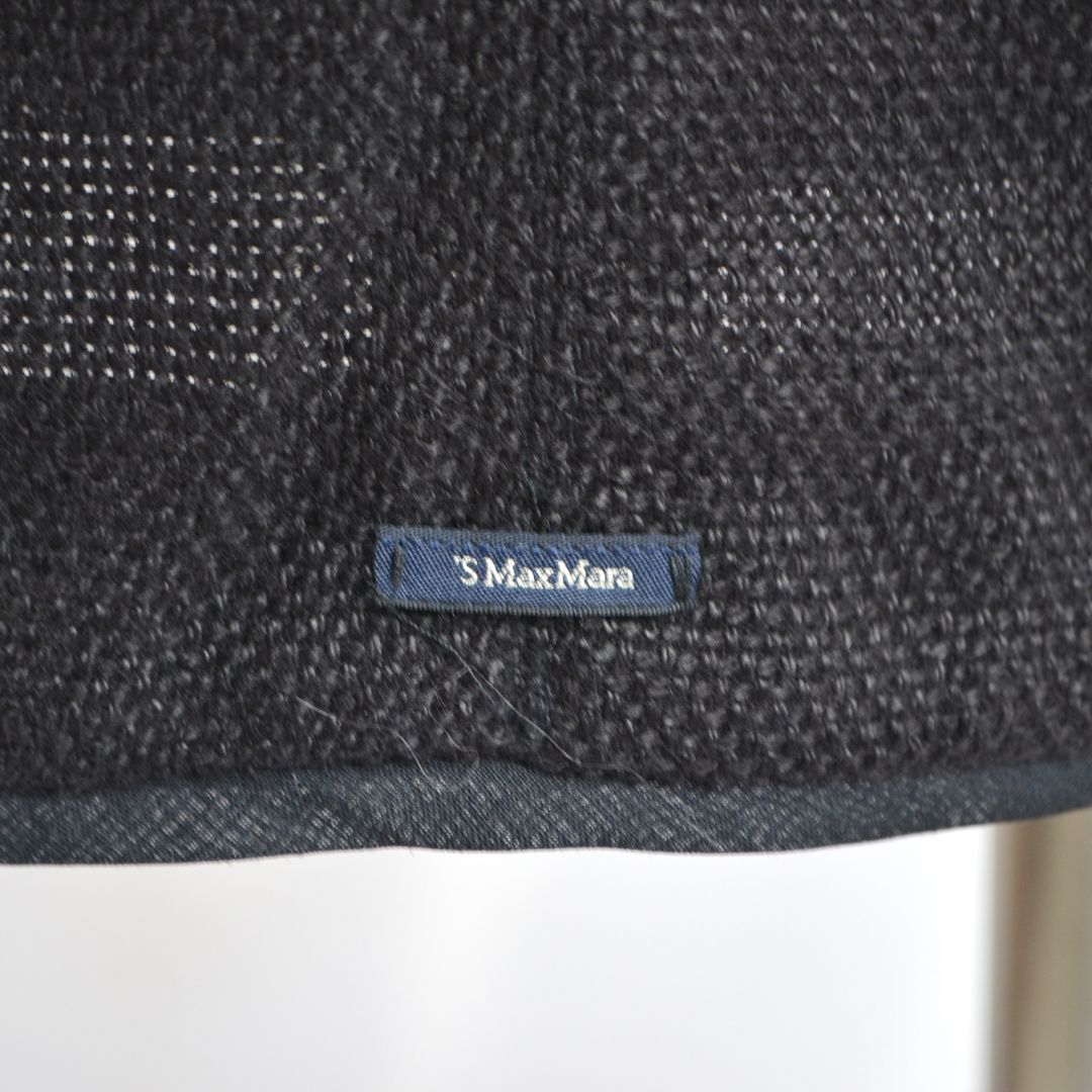 美品】'S MaxMaraマックスマーラ リネン混 ブザム 異素材切替