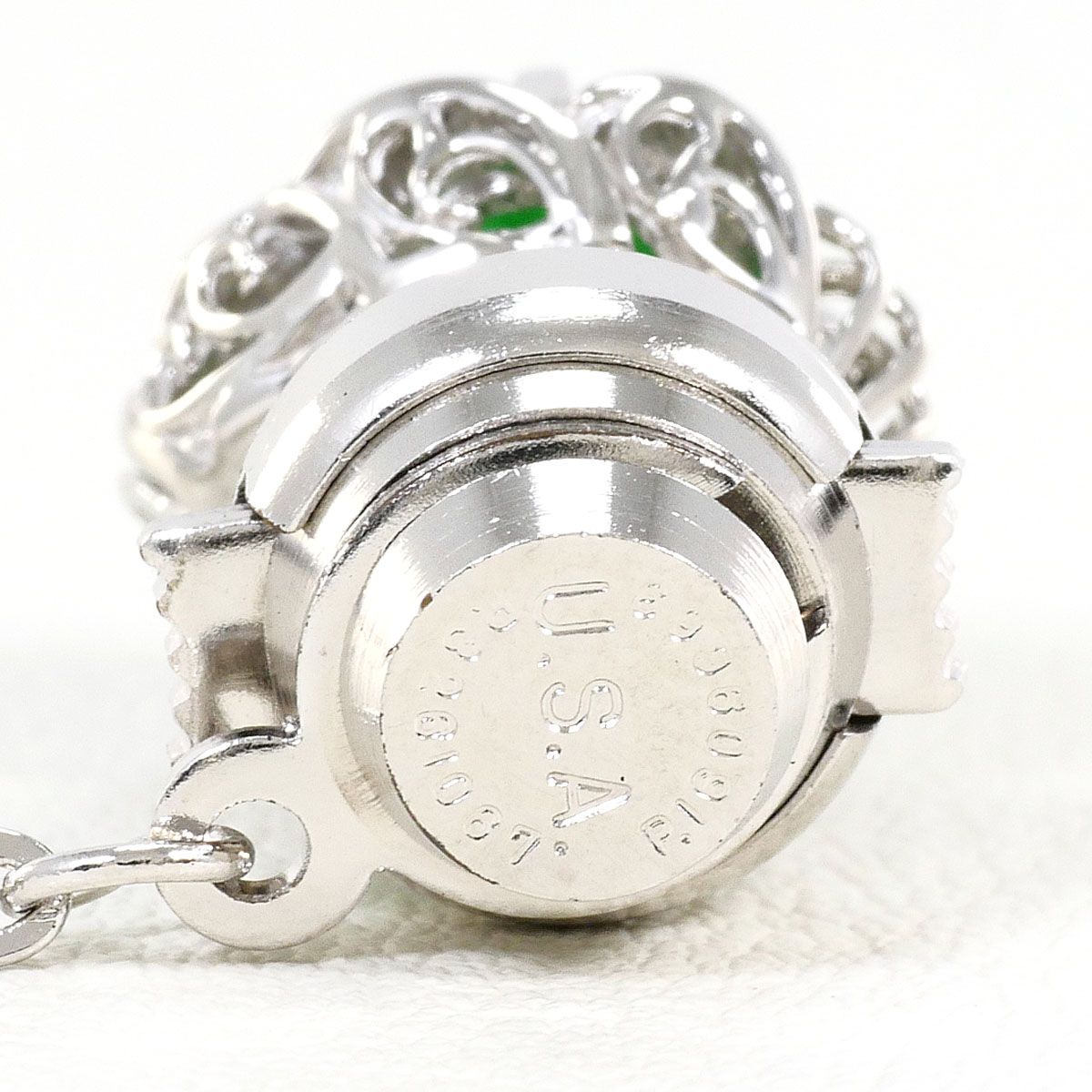 PT900/プラチナ 合金 ブローチ ヒスイ 総重量約5.7g - メルカリ