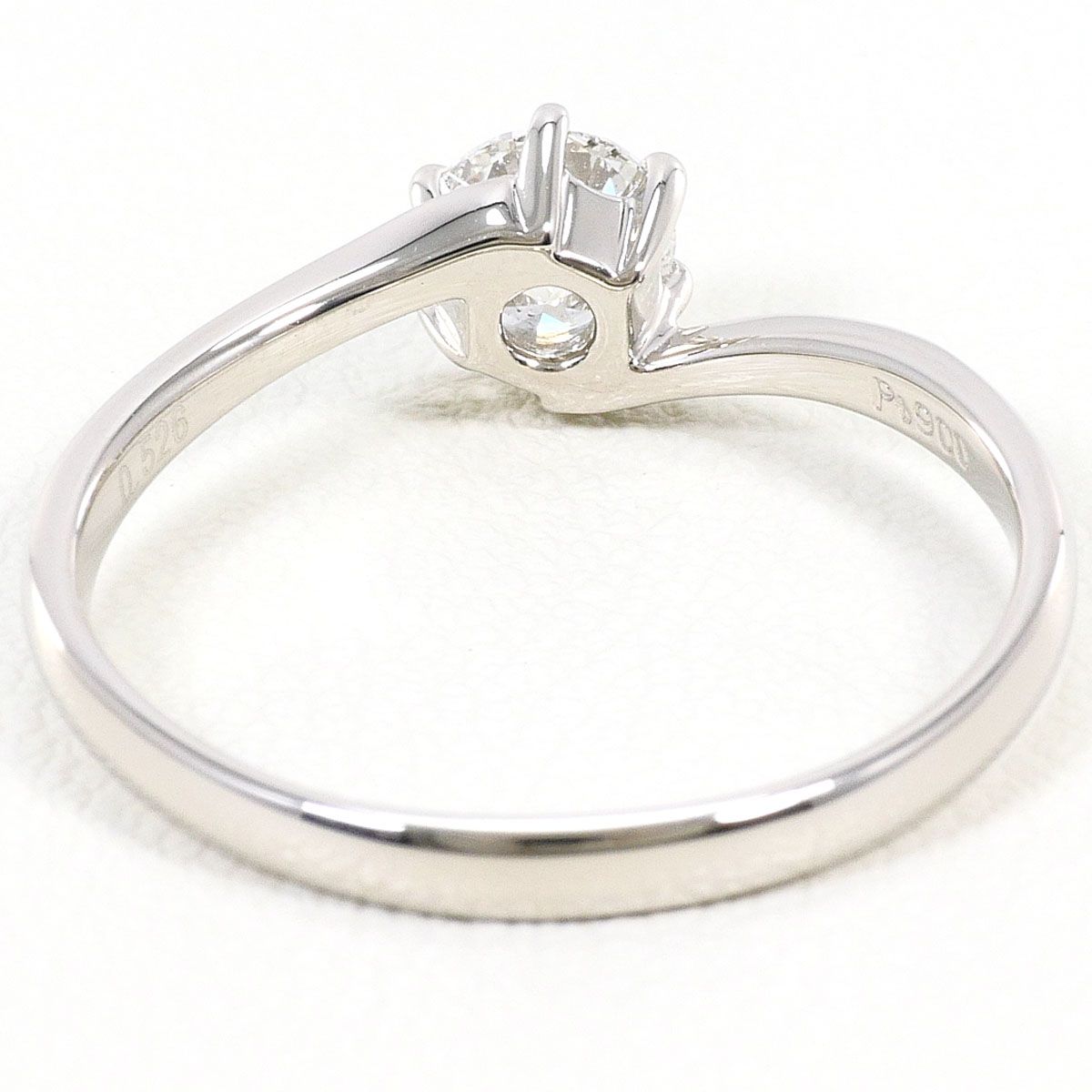 PT900/プラチナ リング・指輪 16号 ダイヤモンド 0.526ct SI2 鑑定書