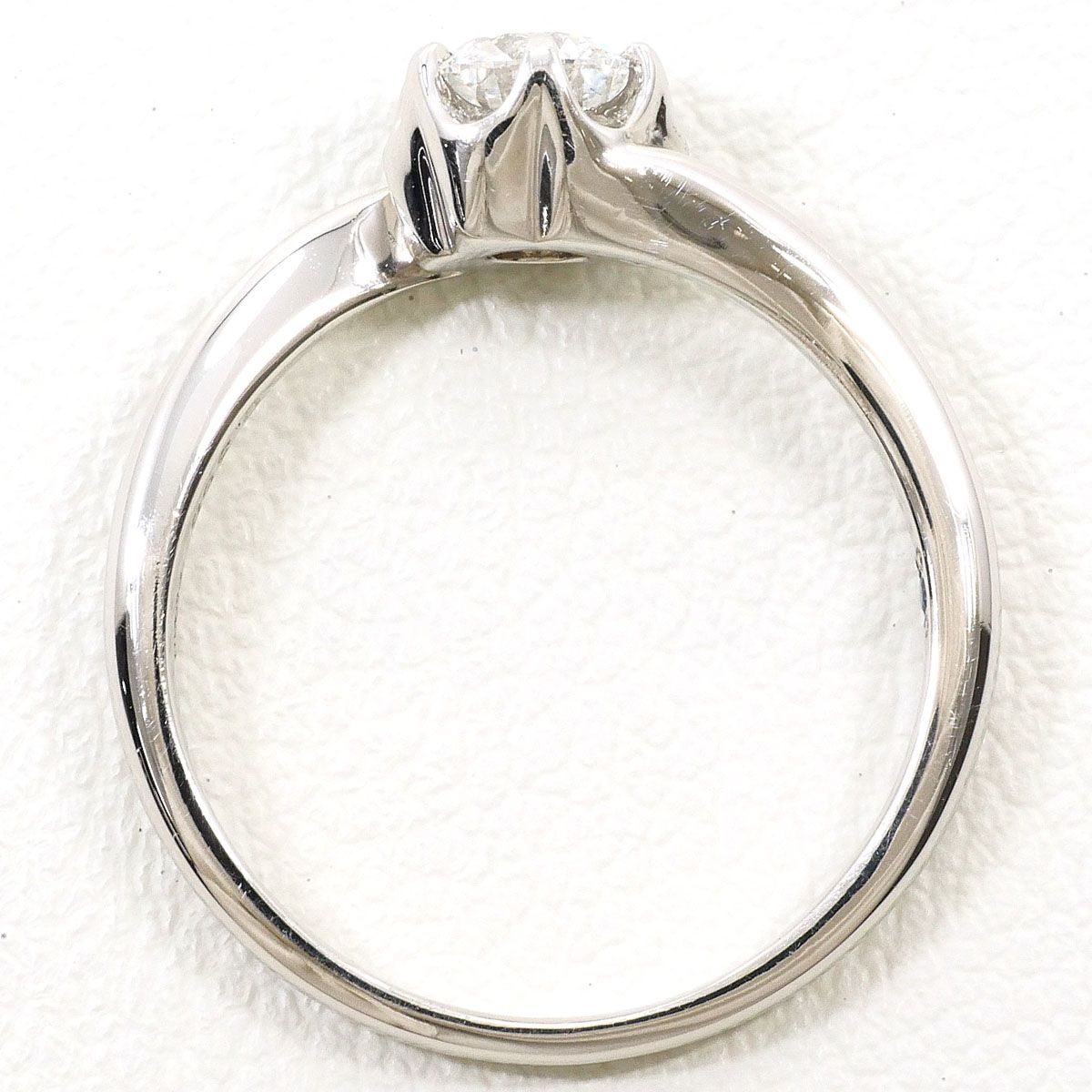 PT950/プラチナ リング・指輪 8号 ダイヤモンド 0.368ct サファイア