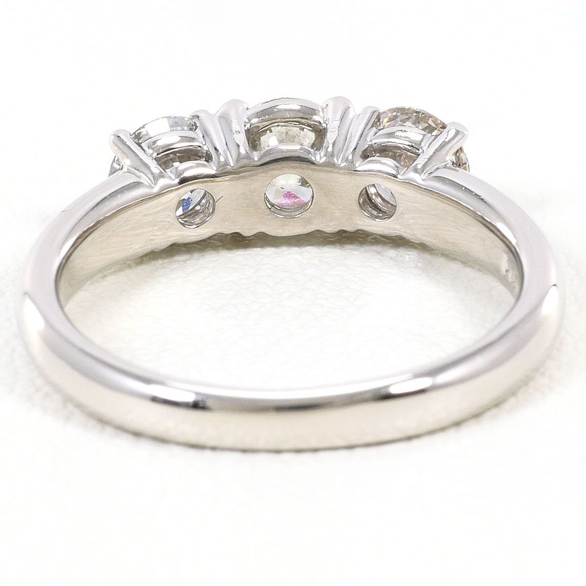 PT900/プラチナ リング・指輪 8.5号 ダイヤモンド 1.005ct 鑑別書 総