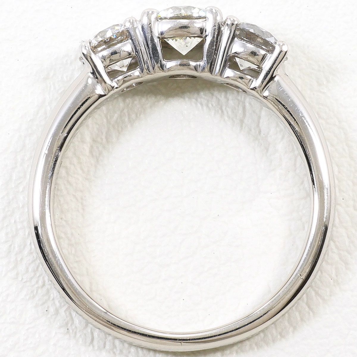 PT900/プラチナ リング・指輪 8.5号 ダイヤモンド 1.005ct 鑑別書 総