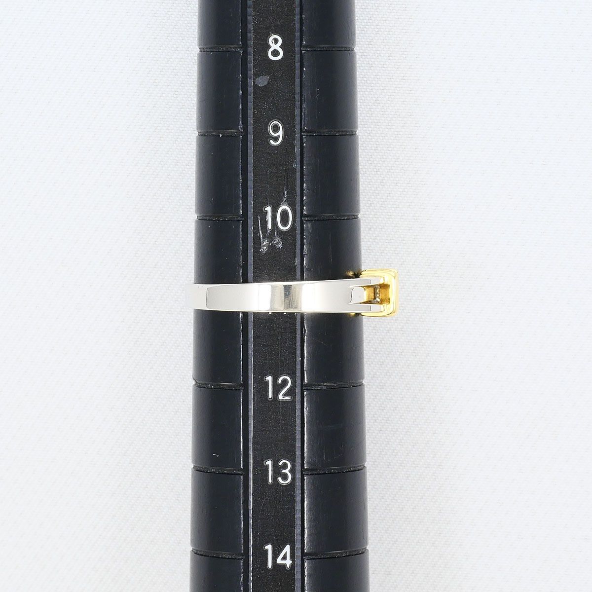 PT900/プラチナ K18YG リング・指輪 11号 ダイヤモンド 0.30ct 鑑別書