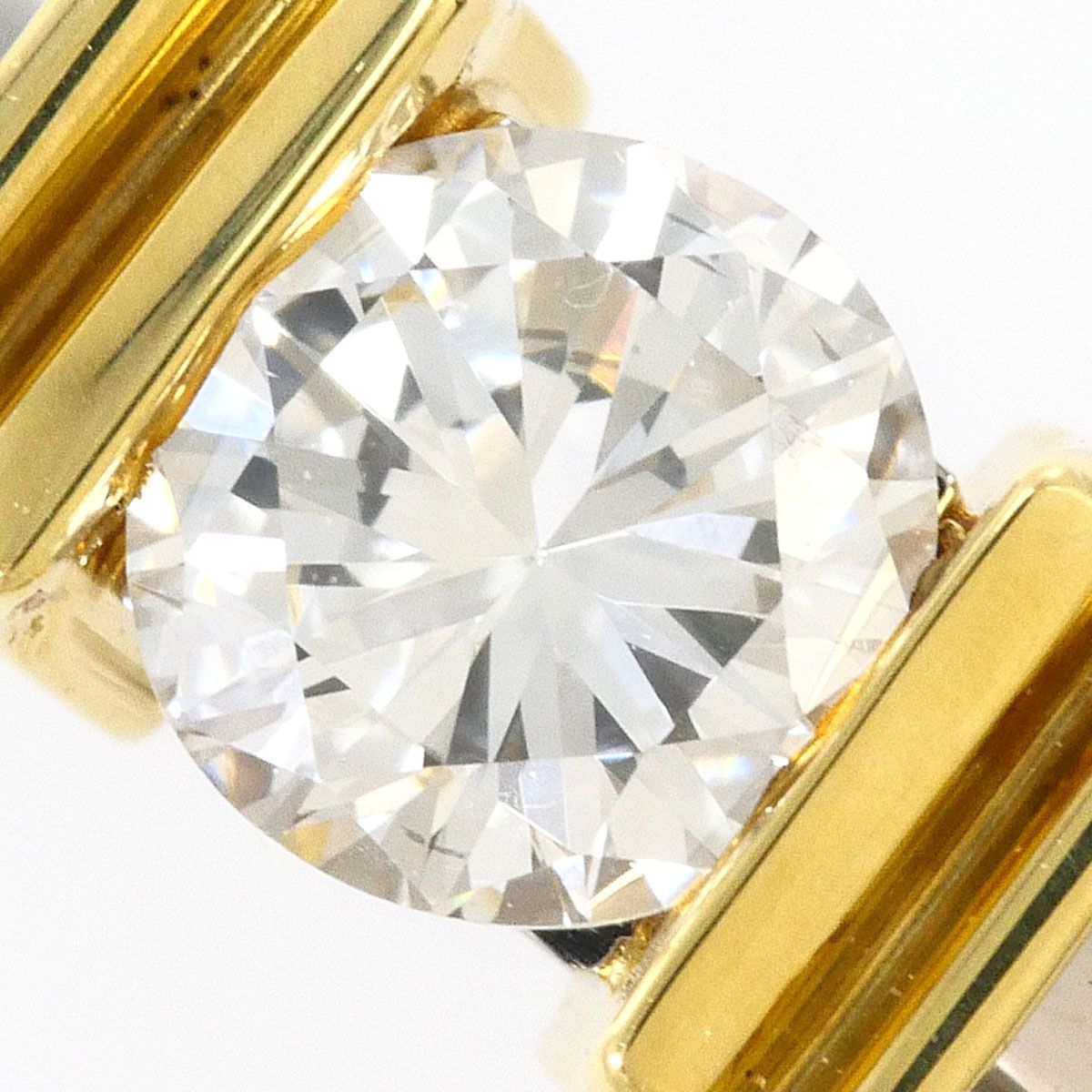 PT900/プラチナ K18YG リング・指輪 11号 ダイヤモンド 0.30ct 鑑別書
