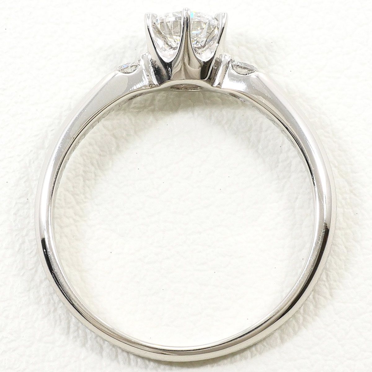 PT900/プラチナ リング・指輪 10.5号 ダイヤモンド 0.407ct