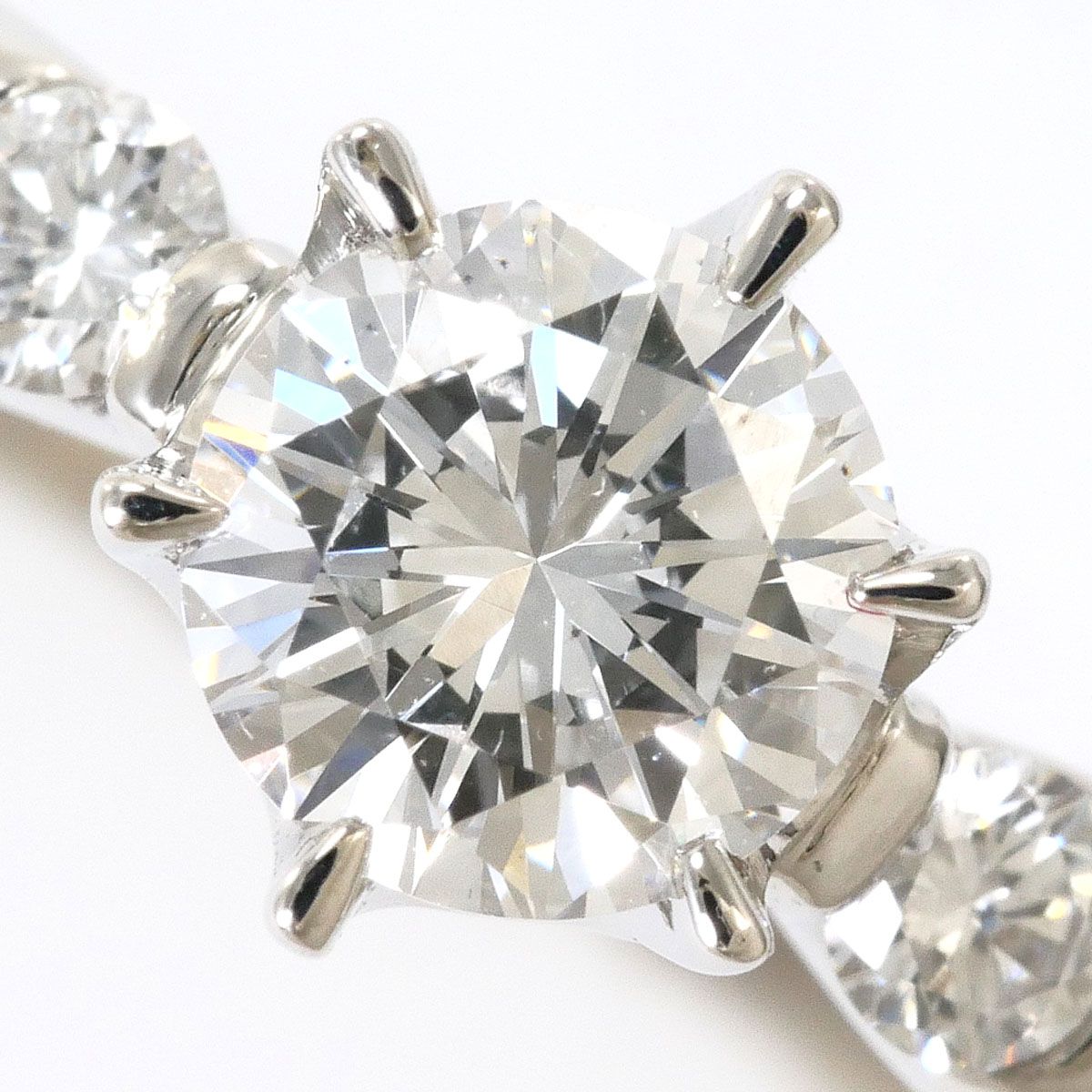 PT900/プラチナ リング・指輪 10.5号 ダイヤモンド 0.407ct